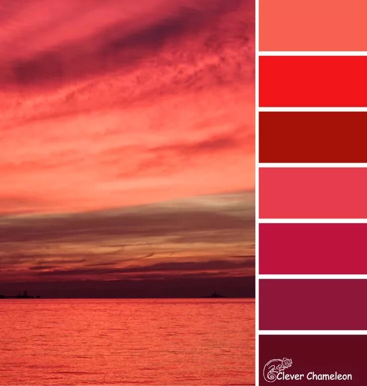 Красный цвет палитра фото Colour Inspiration Tuesday: January is Red! - Clever Chameleon Quilting Color in