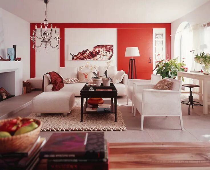 Красный цвет стен в интерьере Arquivos cores na decoração - Página 2 de 15 - Assim Eu Gosto! Schöne wohnzimmer
