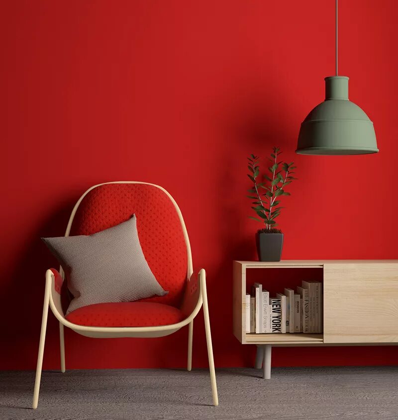 Красный цвет стен в интерьере Interior in red: с чем сочетать красный цвет, чтобы не обжечься?