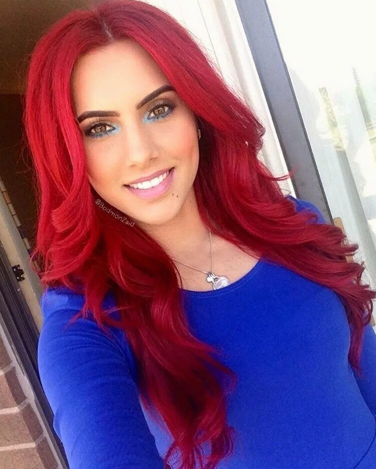 Красный цвет волос фото Instagram photo by Laiba Zaid * May 30, 2016 at 5:52am UTC Dyed red hair, Bright