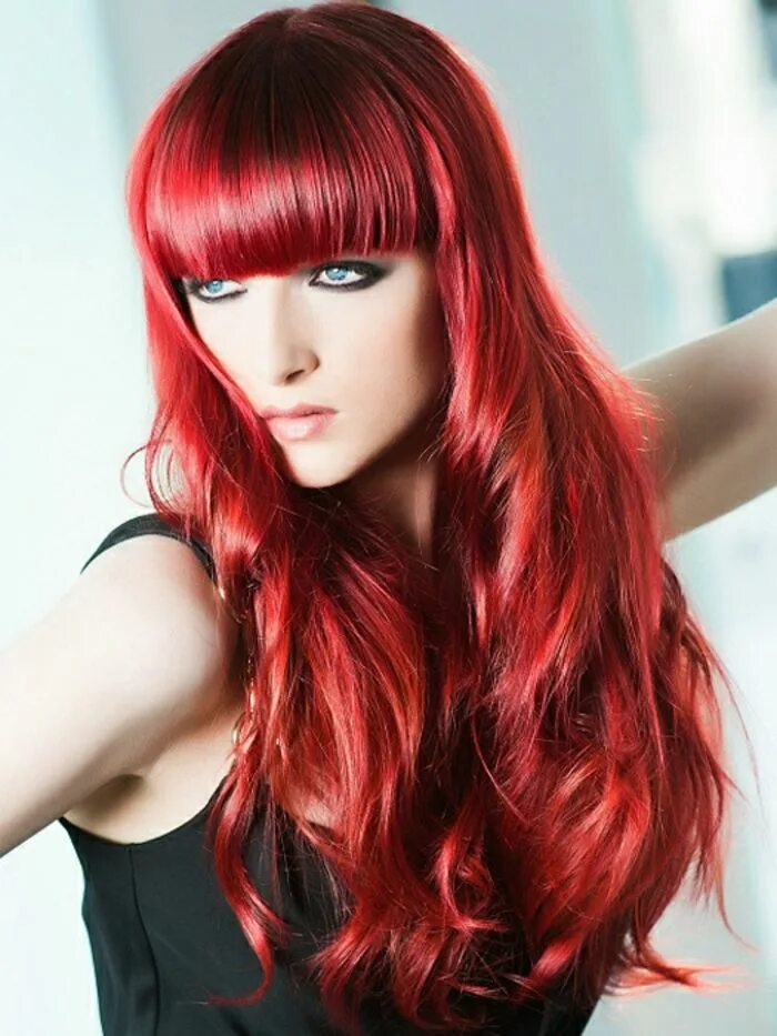 Красный цвет волос фото Die Haarfarbe Rot ist was Spezielles! Frisuren, Frisur rot, Haarfarben