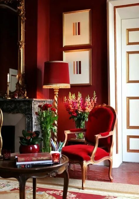 Красный цветок в интерьере Идеи на тему "Welcome Colour - Red :" (900+) в 2021 г оттенки красного, просто к