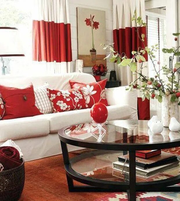 Красный цветок в интерьере 15+ Impressive Red and White Interior Designs That You Have To See - feelitcool.