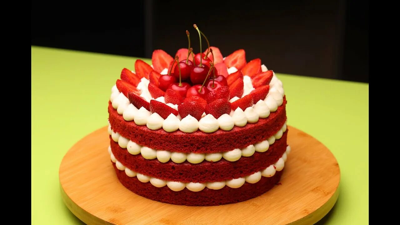 Красный торт фото RED VELVET CAKE - YouTube