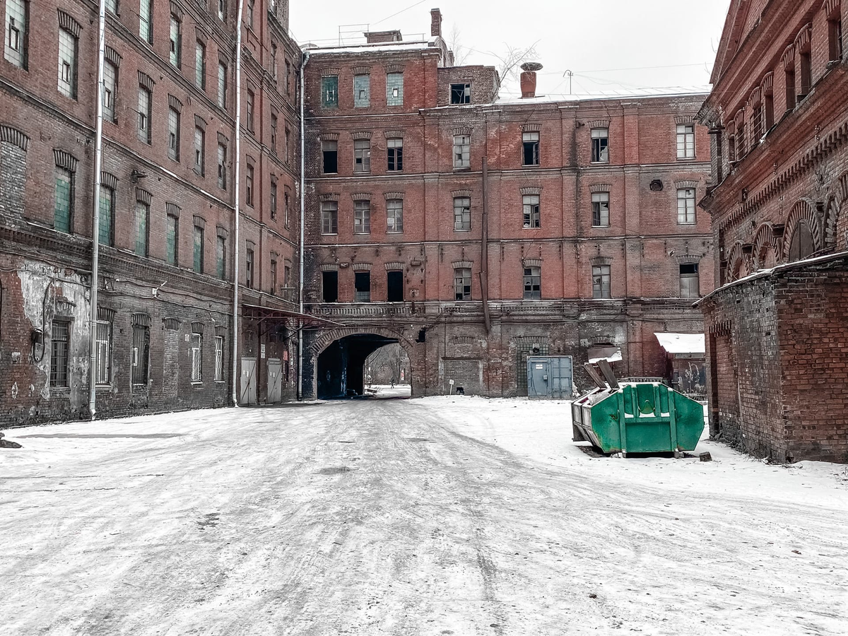 Красный треугольник спб фото Непарадный Петербург - Красный Треугольник. Показываю подробно кирпичное гетто, 