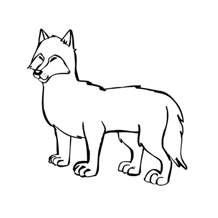 Красный волк фото раскраска Wolf #10594 (Animals) - Free Printable Coloring Pages