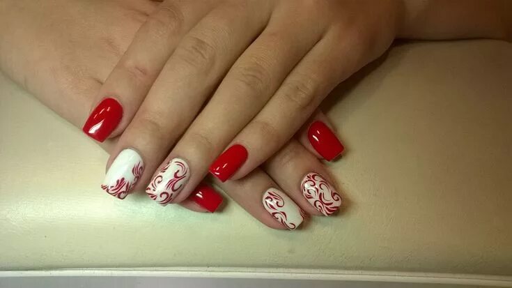 Красный яр маникюр Nail Art #482 - Best Nail Art Designs Gallery BestArtNails.com Best nail art des