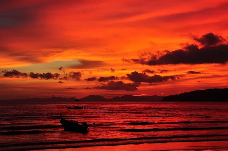 Красный закат на море фото 1125x2436px, 1080P free download Red Sunset, red, orange, sailing, bonito, sunse