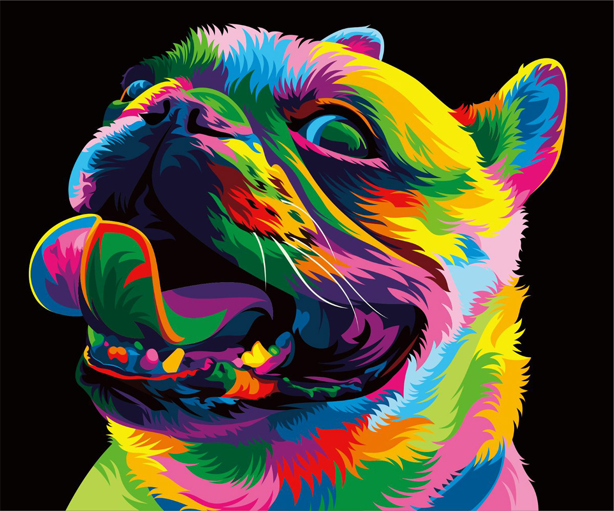 Красочные животные картинки Free Printable Colorful Cartoon Animal - Free Printable Templates