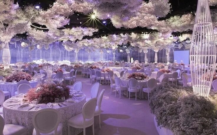 Красота фото внутри Цвет Свадьбы 2018 Wedding decorations, Wedding hall decorations, Elegant wedding