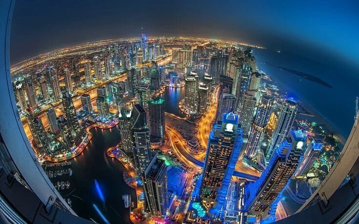 Красота города фото Color of night, Dubai hotel, Night art
