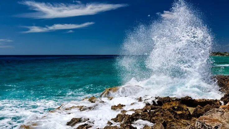 Красота моря фото Sea Coast Sea Stones Waves Costa Rica Mexico Desktop Wallpapers Hd 1920 × 1080 B