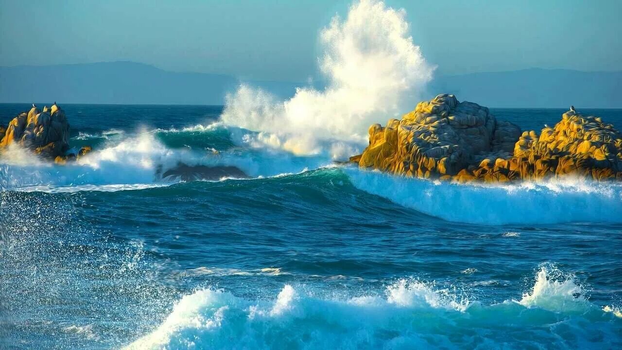 Красота моря фото Постер шторм на море купить спб - купить по низкой цене на Яндекс Маркете