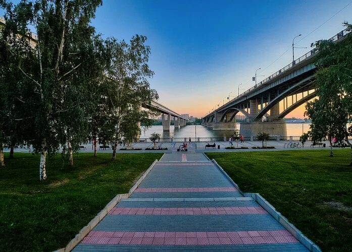 Красота новосибирска фото Михайловская набережная