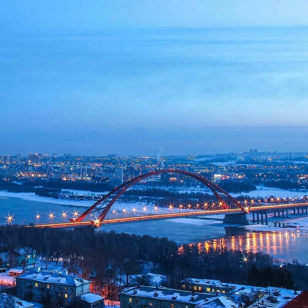 Красота новосибирска фото Бугринский мост Новосибирск (63 фото)