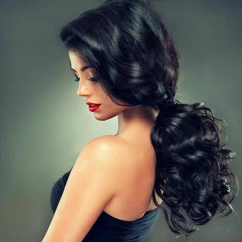 Красота прическа Thick hair