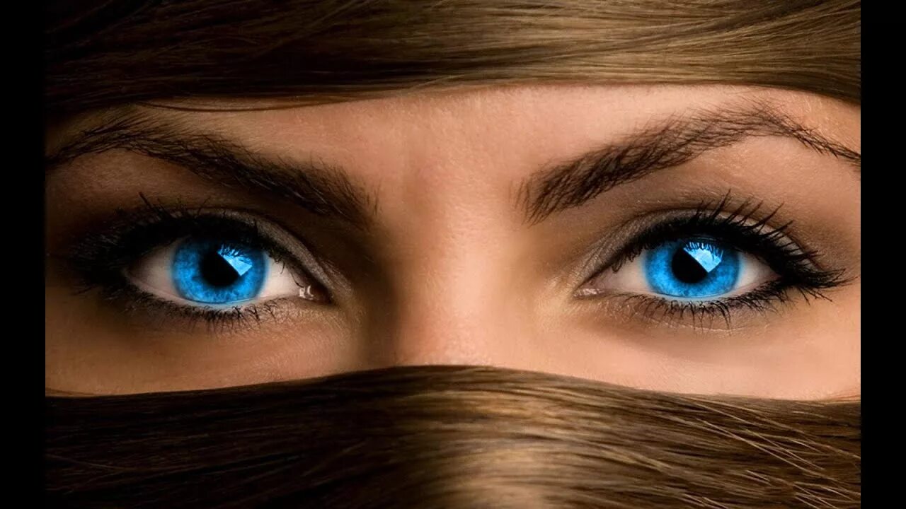 Красота женских глаз фото How to Change Eye Color in 1 Minute in Photoshop! - YouTube