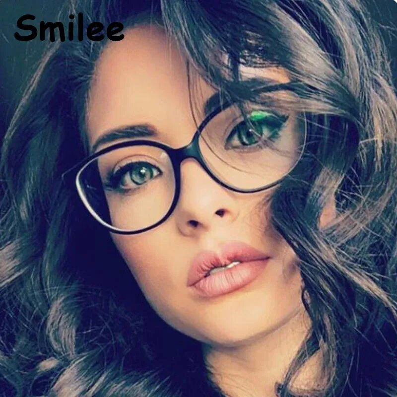 Красотка в очках фото Женские компьютерные очки с защитой от синего света AliExpress