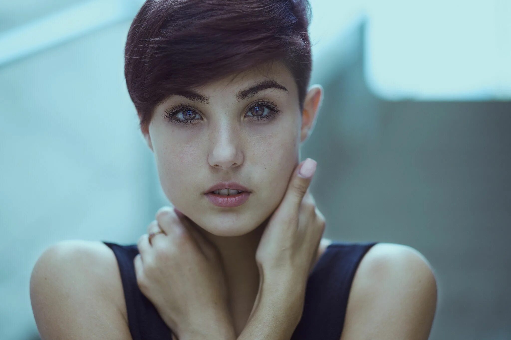 Красотки с короткой стрижкой Giorgia Soleri Frisuren kurz, Frisuren