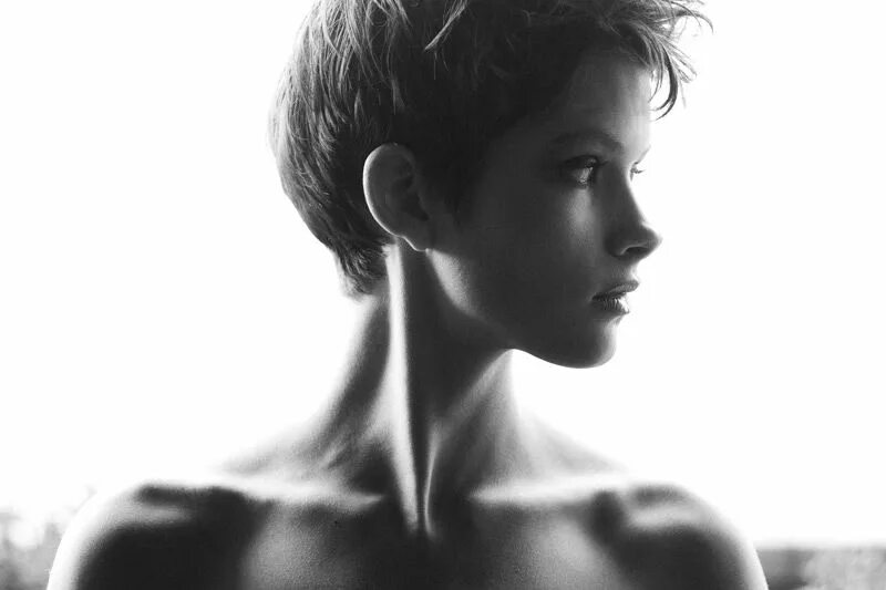 Красотки с короткой стрижкой Fresh Face Benthe by Fabio Abecassis - Fashion Gone Rogue Oval face haircuts, Be
