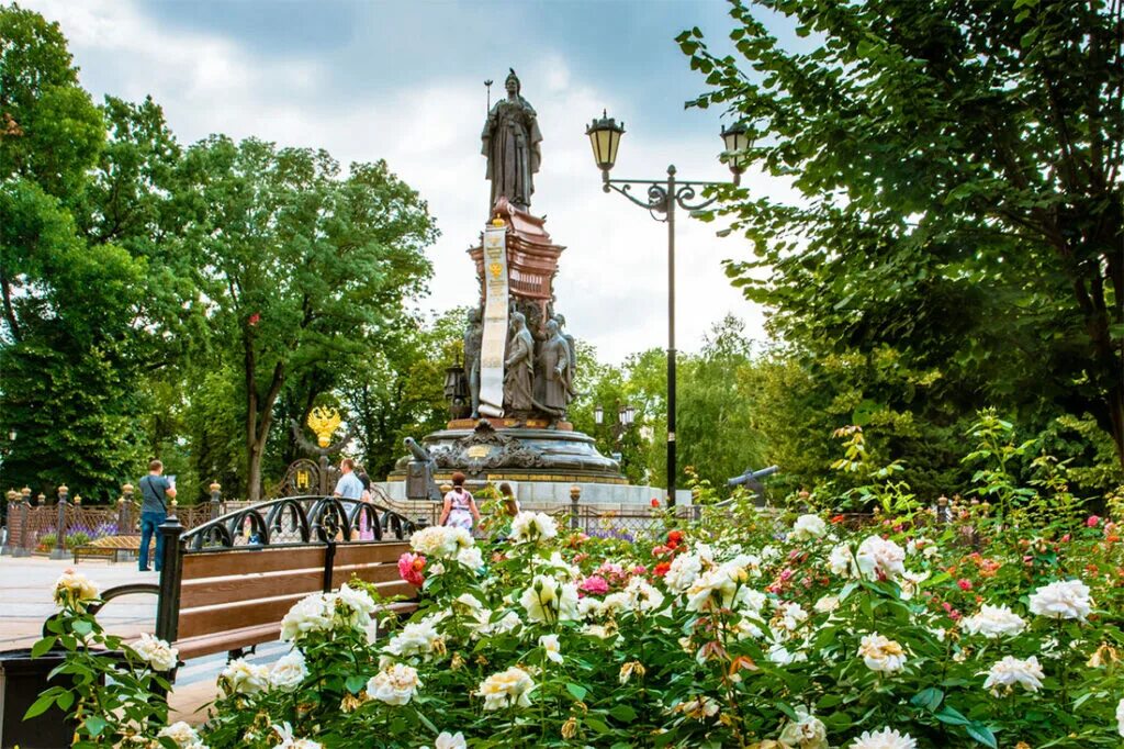 Красоты краснодара фото Екатерининский сквер в Краснодаре - RE Cult