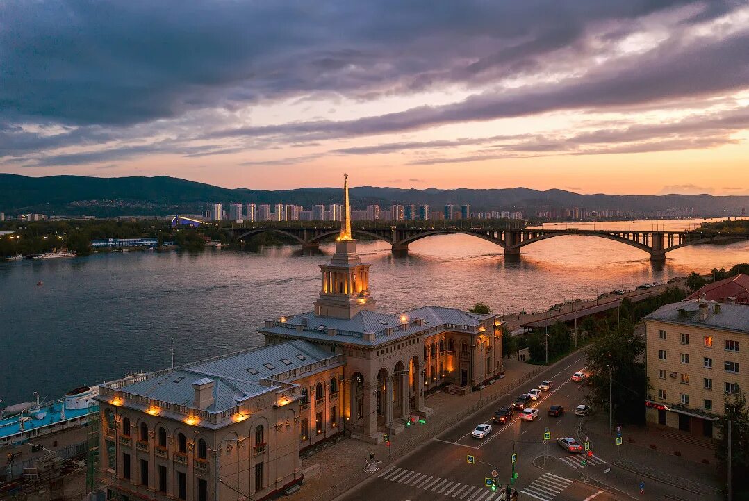 Красоты красноярска фото Файл:Речной вокзал Красноярск 2020.jpg - Википедия