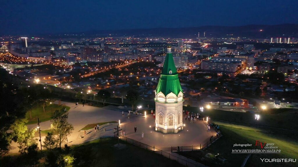 Красоты красноярска фото Часовня Параскевы Пятницы, часовня, памятный крест, ул. Степана Разина, 51А, Кра