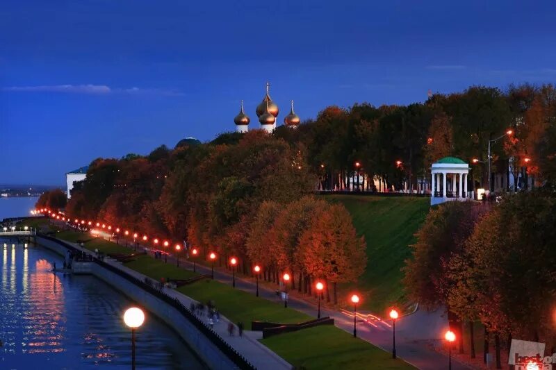 Красоты ярославля фото Вечерний Ярославль