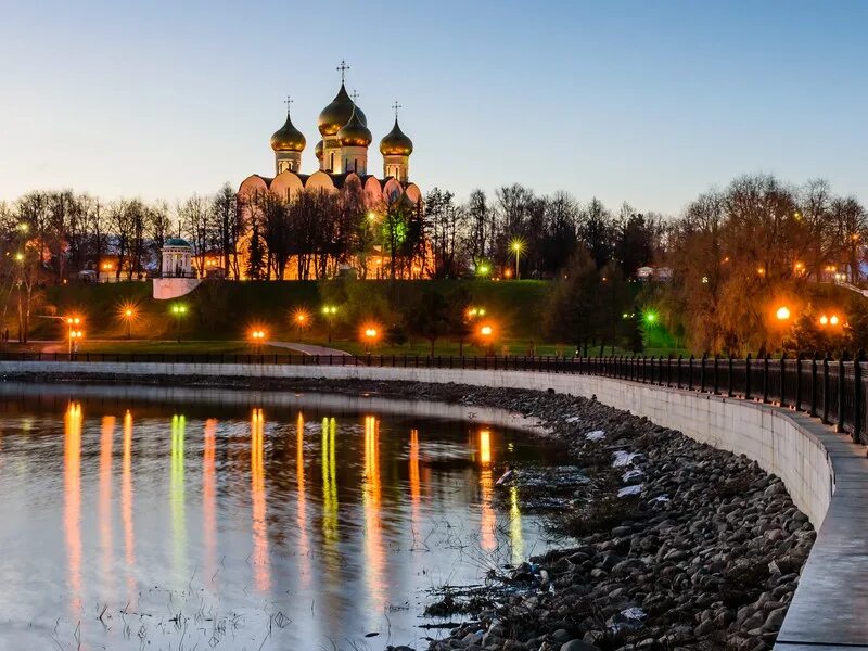 Красоты ярославля фото Вечерний Ярославль - Елена