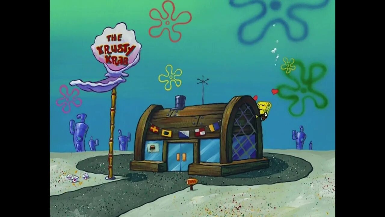 Красти краб фото из губки боба SpongeBob Hugging and Kissing Krusty Krabs - YouTube