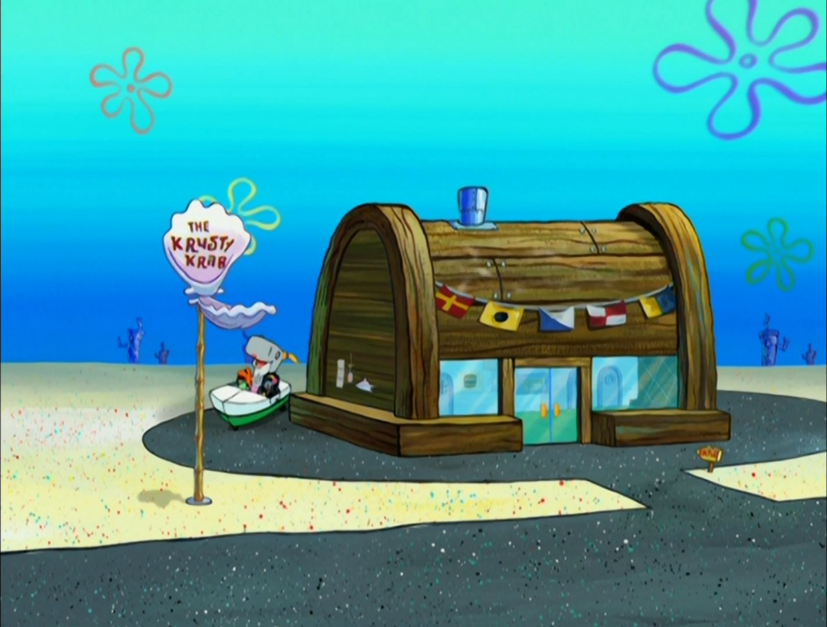 Красти краб фото из губки боба Pearl's cyan friend/gallery Encyclopedia SpongeBobia Fandom