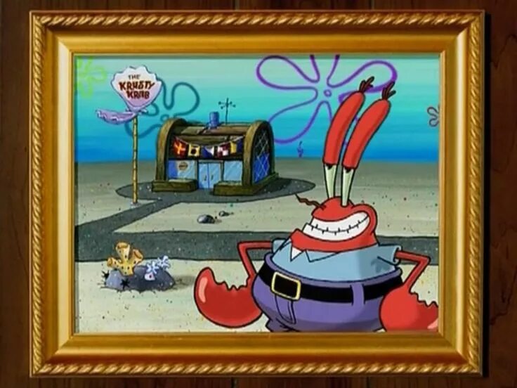 Красти краб фото из губки боба Spongebob painting, Spongebob, Mr krabs