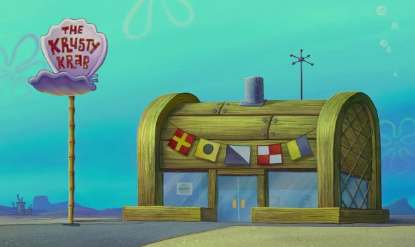 Красти краб фото из губки боба Krusty Krab (Livin' With The Squid) SpongeBob Fanon Wiki Fandom