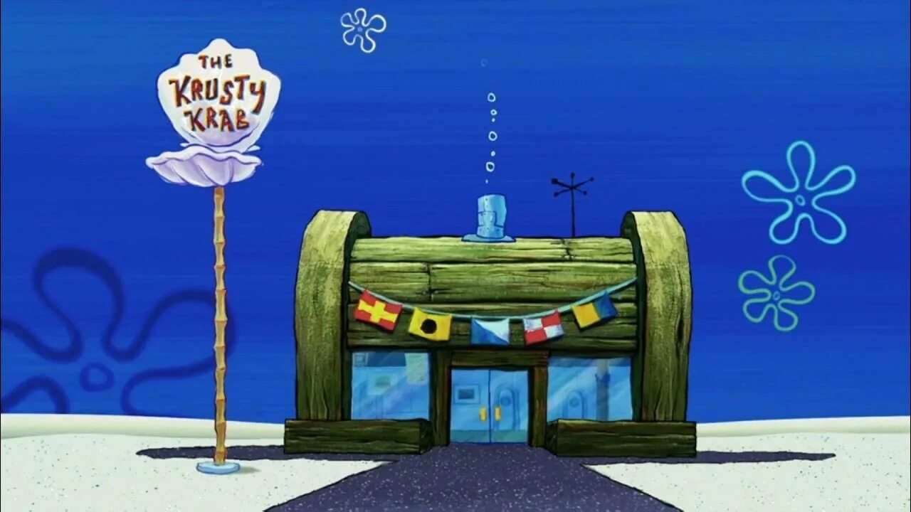 Красти краб фото из губки боба SpongeBob Music: Maui Beach - YouTube