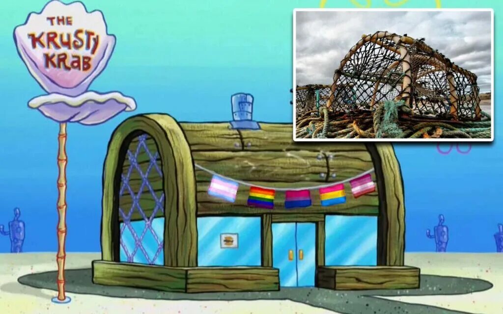 Красти краб фото из губки боба Krusty Krab Vs Chum Bucket Is The Latest Viral Sponge - Vrogue.co D30