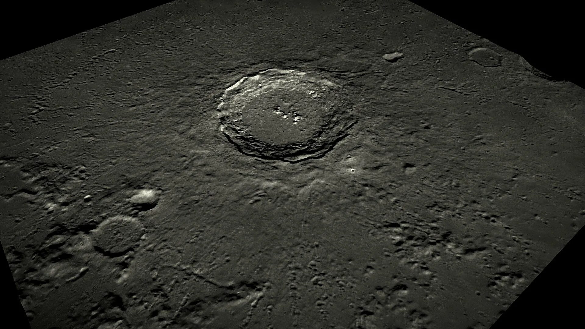 Кратер коперник на луне фото Copernicus crater on the Moon (ca 100 km diam.) - Download Free 3D model by Seba