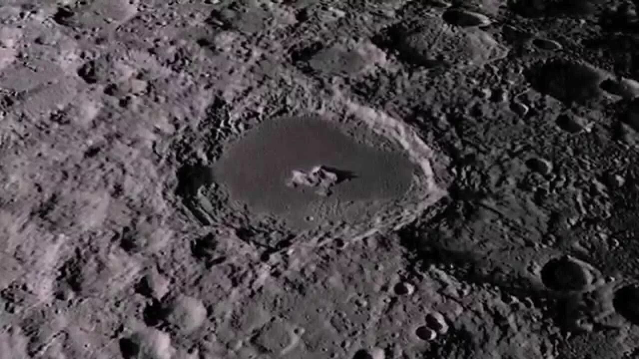 Кратер тихо на луне фото The MOON - Night (space music video) - YouTube