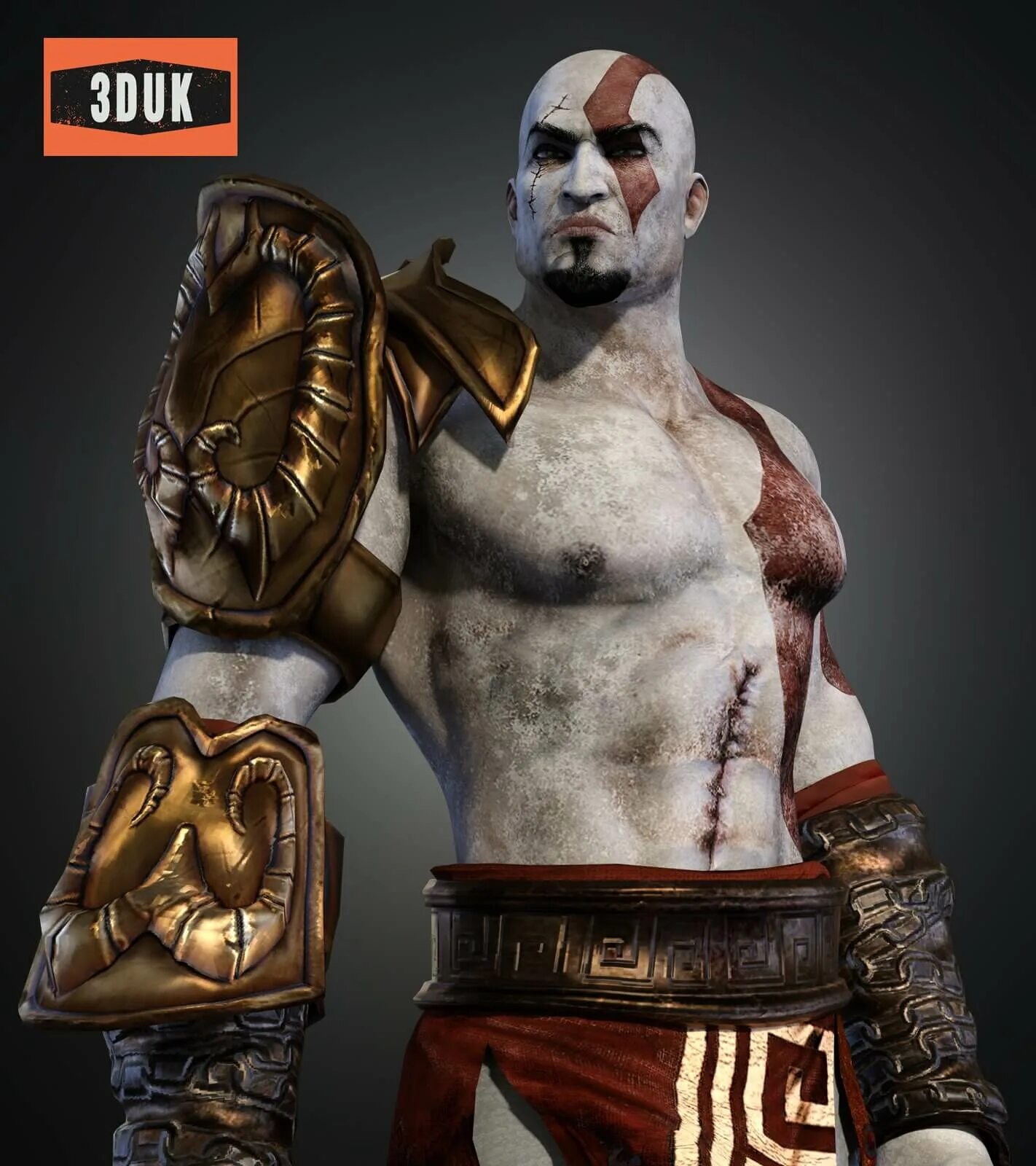 Кратос калинин фото Kratos (God of War 3) For G8M - Daz Content by 3DUK