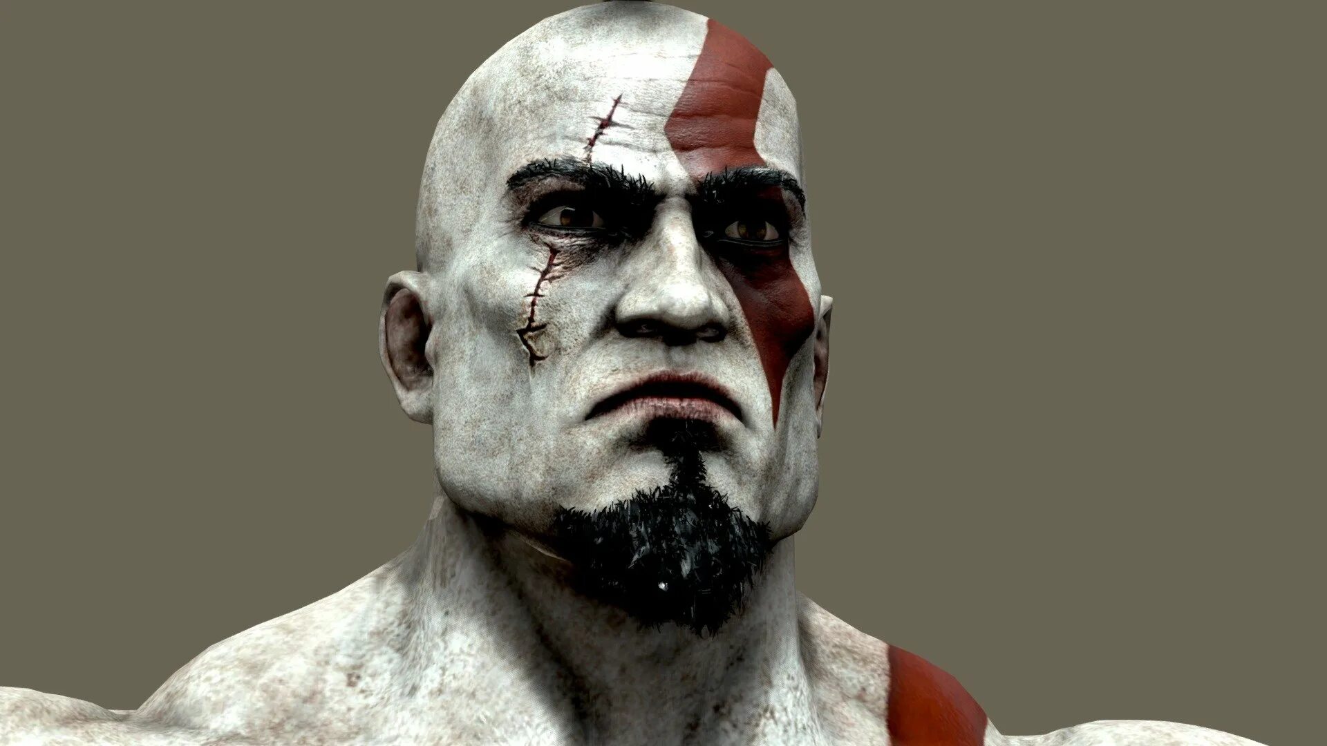 Кратос калинин фото GOW Ascension Kratos) - Download Free 3D model by ScruffyMcducky c218812 - Sketc