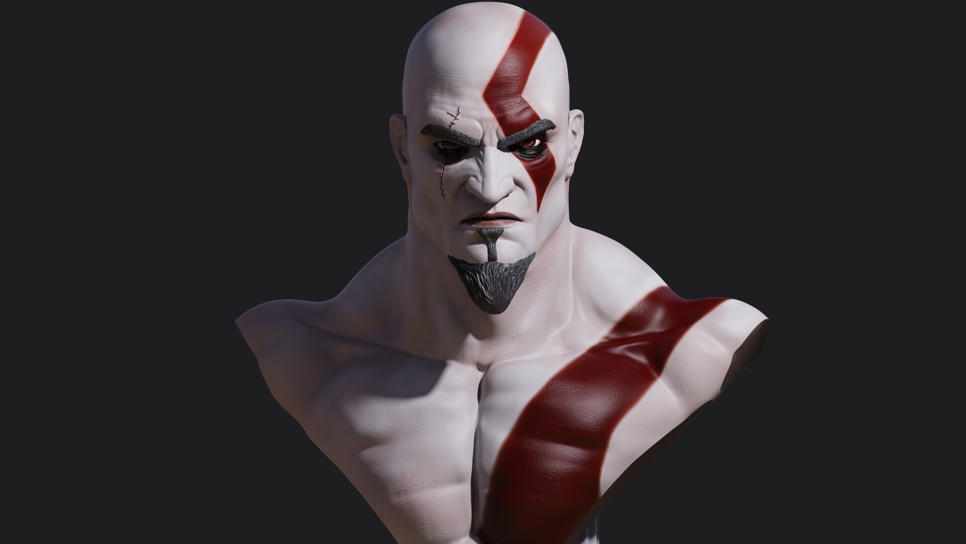 Кратос калинин фото ArtStation - Kratos the god of war
