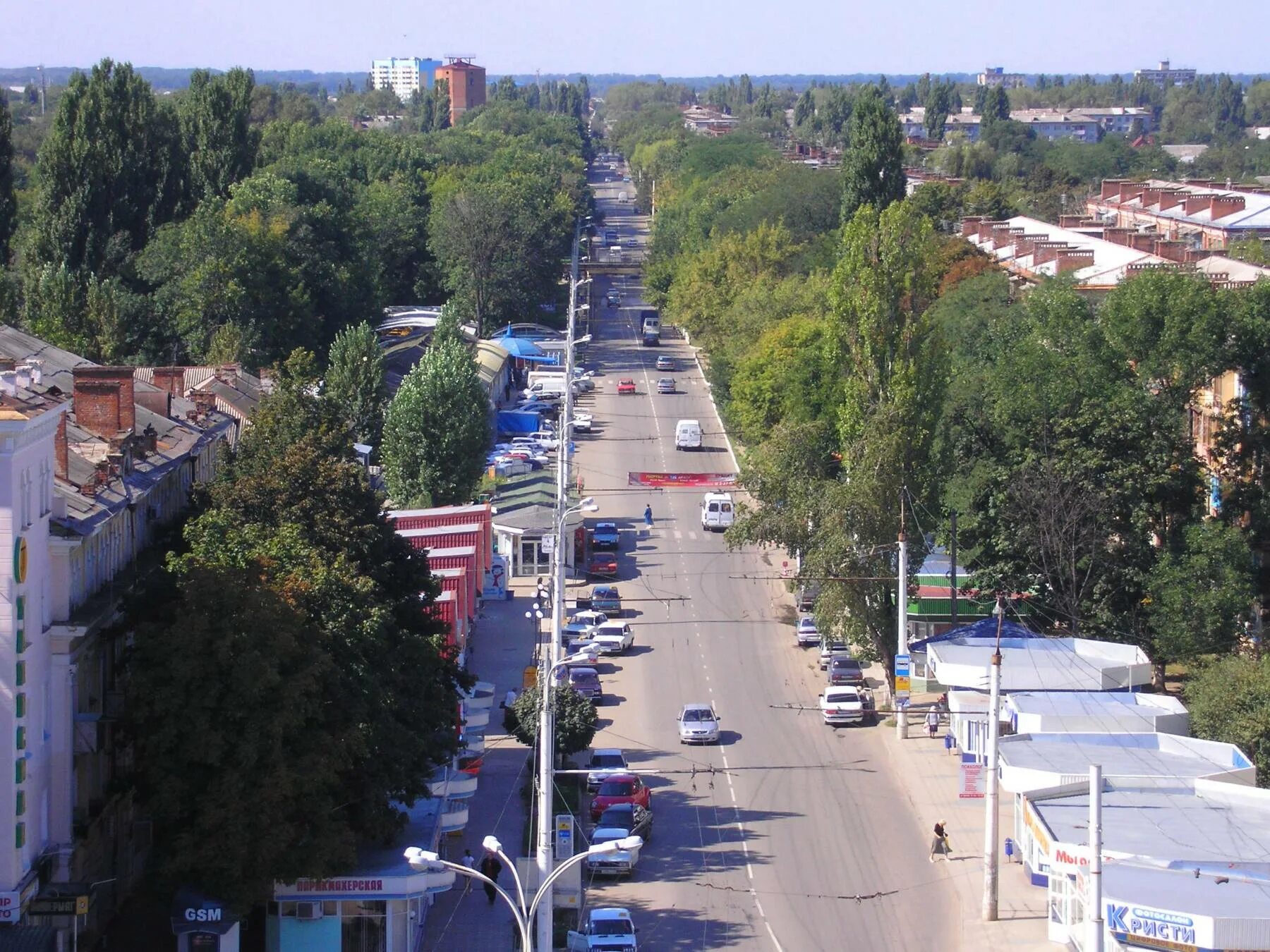Край фото армавир Фотографии Армавира - Вид с общаги на улицу Новороссийскую в сторону Черёмушек_3