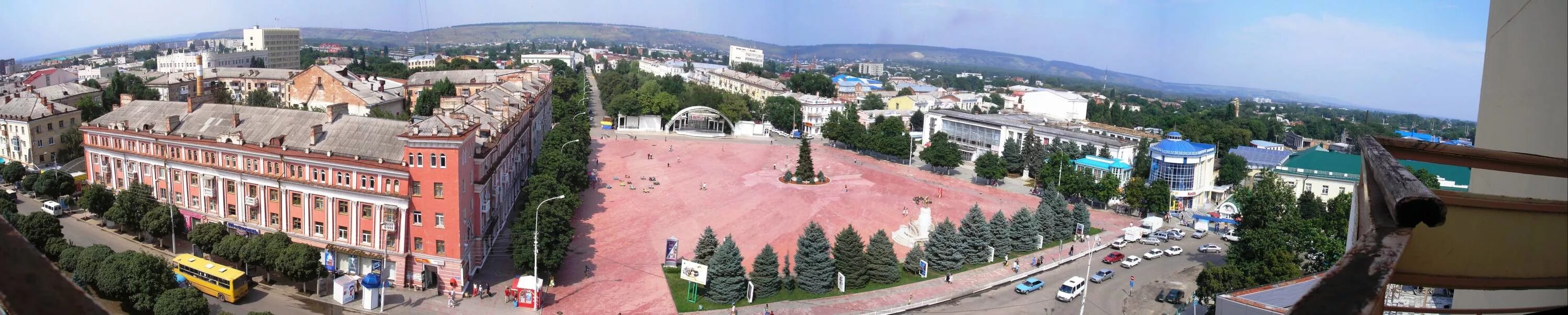 Край фото армавир Фотографии Армавира - Панорама_Вид с гостиницы АРМАВИР на улицу Мира иЦентральну