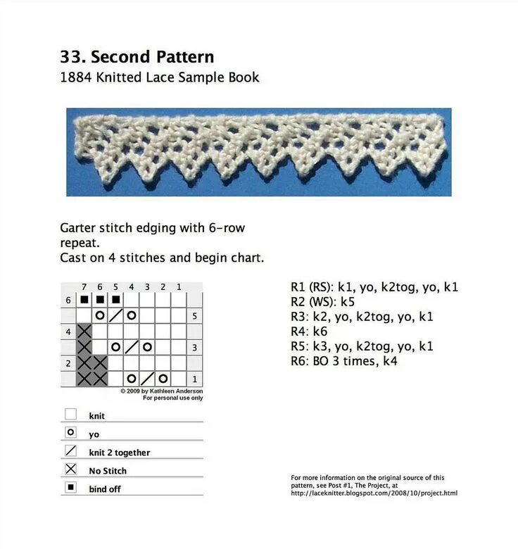 Край изделия спицами красиво схема 33SecondPatternDownload Lace knitting stitches, Lace knitting patterns, Knitting