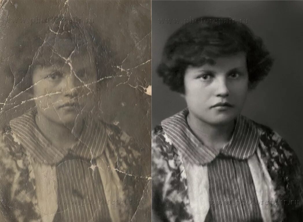 Края старого фото Реставрация фотографий в любом состоянии, любой сложности