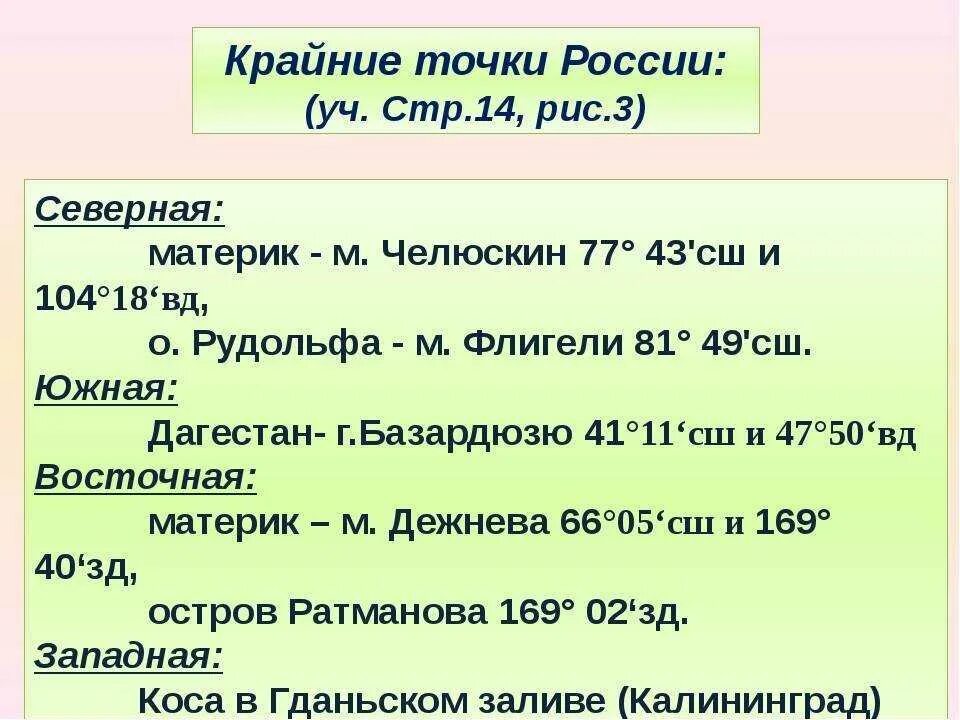 Крайние точки россии на карте фото Крайняя южная точка расположена на границе