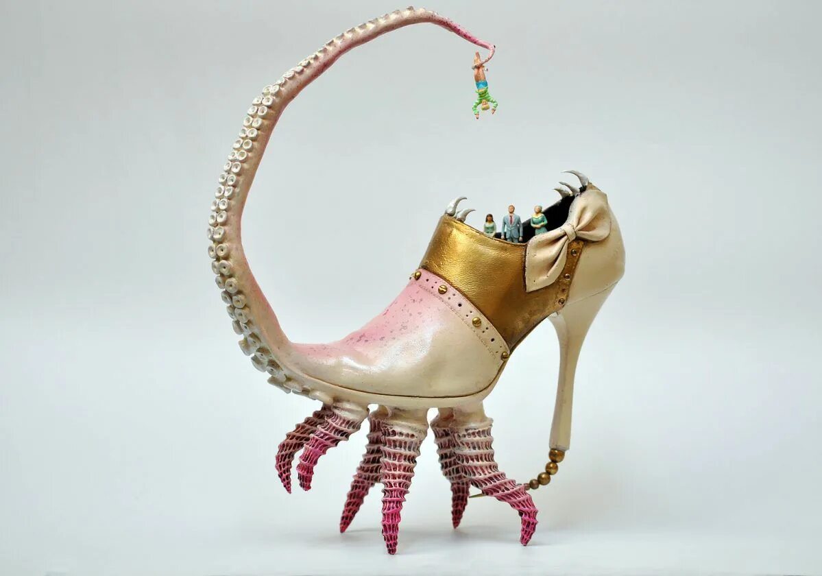 Креативная обувь женская купить в москве фото Les étranges sculptures de chaussures de Costa Magarakis How to make shoes, Shoe