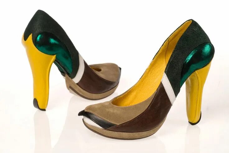 Креативная обувь женская купить в москве фото kobi levi: footwear art Heels, Duck shoes, Bird shoes
