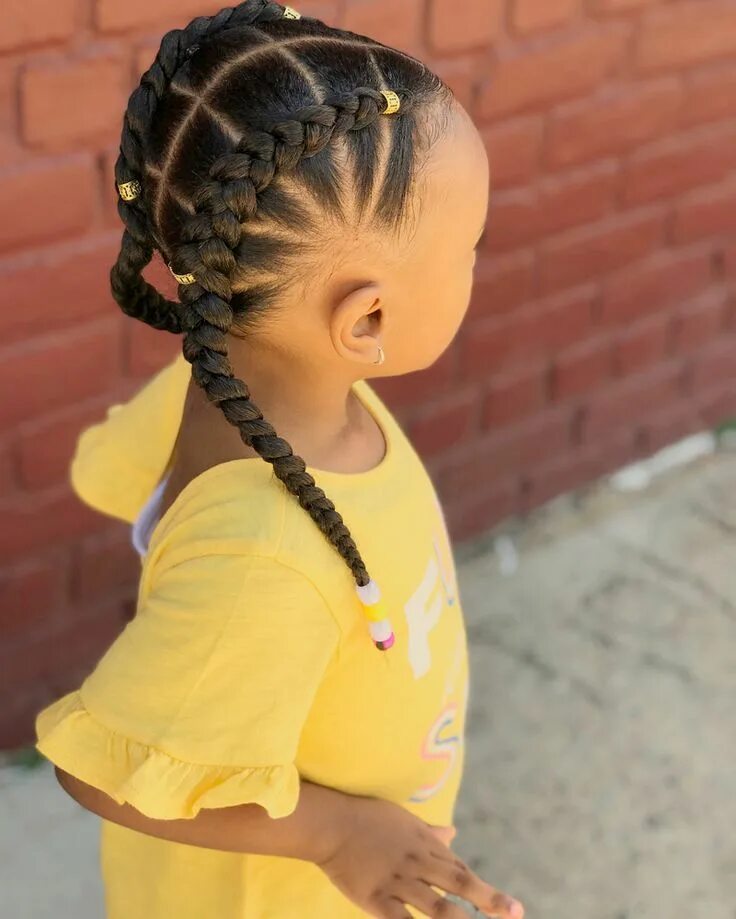 Креативная прическа для девочки Childrenu2019s Braids Black Hairstyles 2018 - Hairstyle Lazy Girl Kids hairstyle