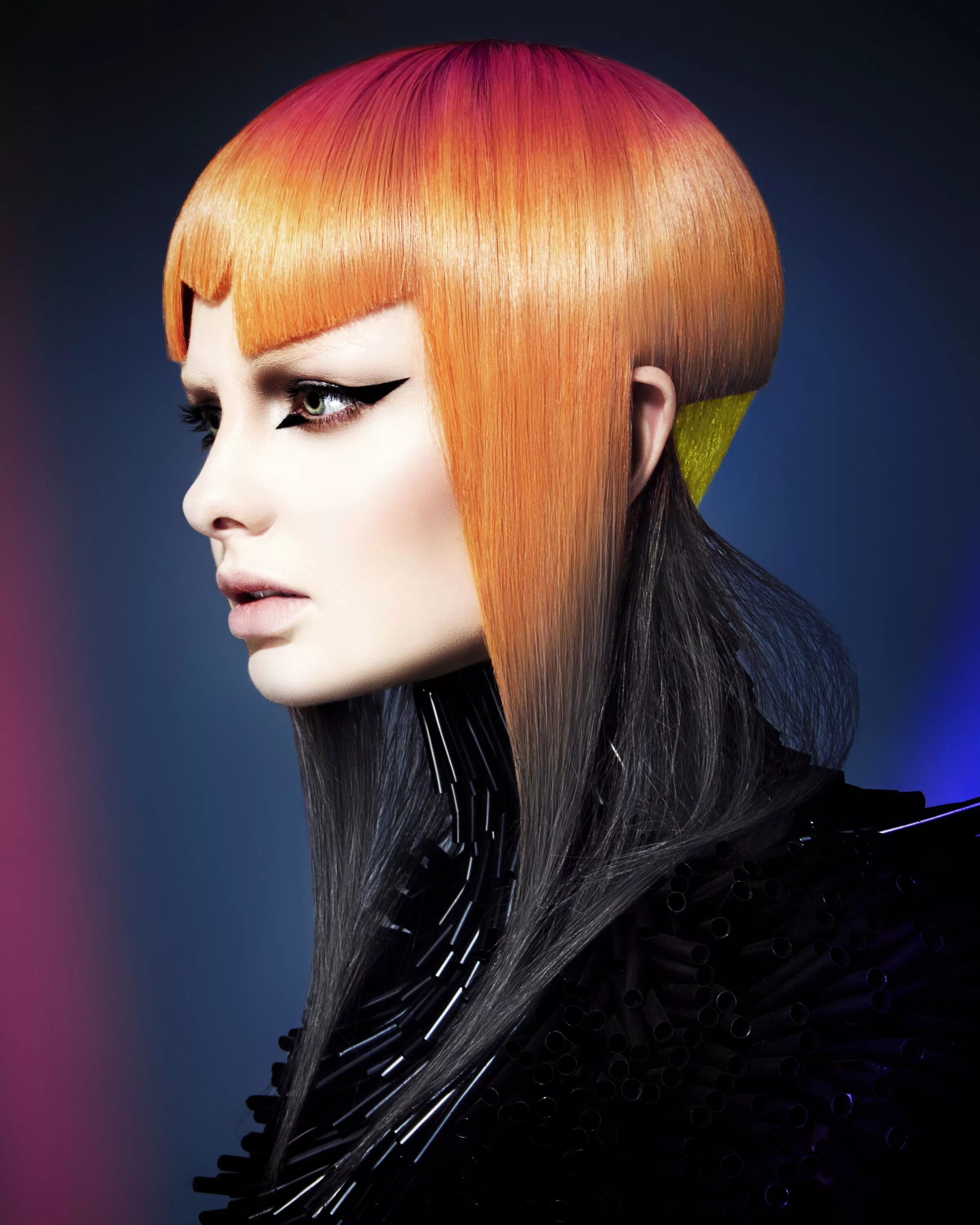 Креативная стрижка челки фото Wella Professionals TrendVision 2015 Australia and New Zealand Gold Winner #well