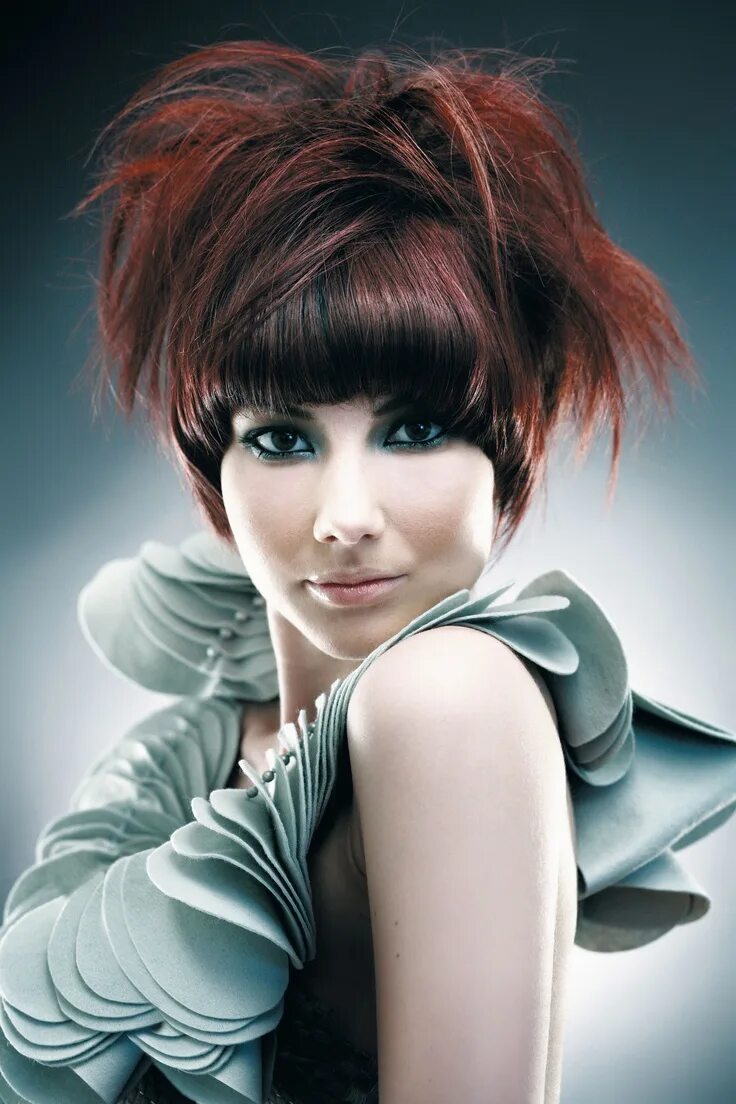Креативная стрижка челки фото Pin by SuSu Kool on Hair Style Edgy hair, Hair story, Straight hairstyles